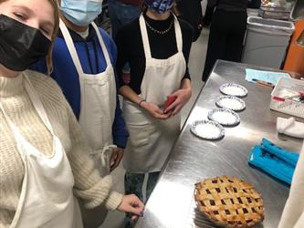 Students baking
