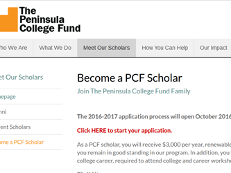 Peninsula College Fund
