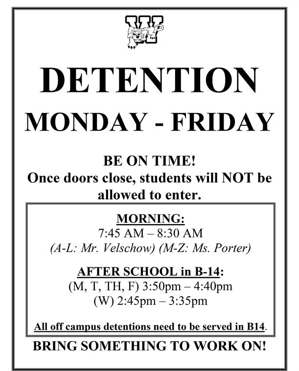 Detention Flier 23-24