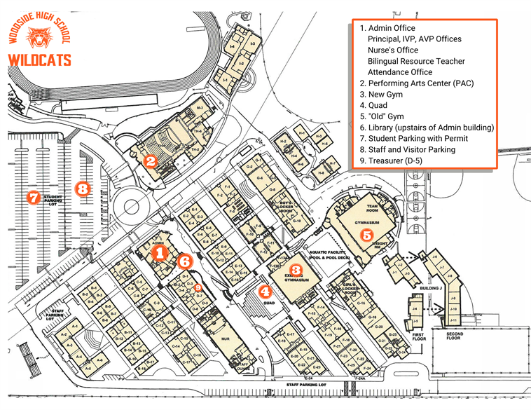 WHS Campus Map